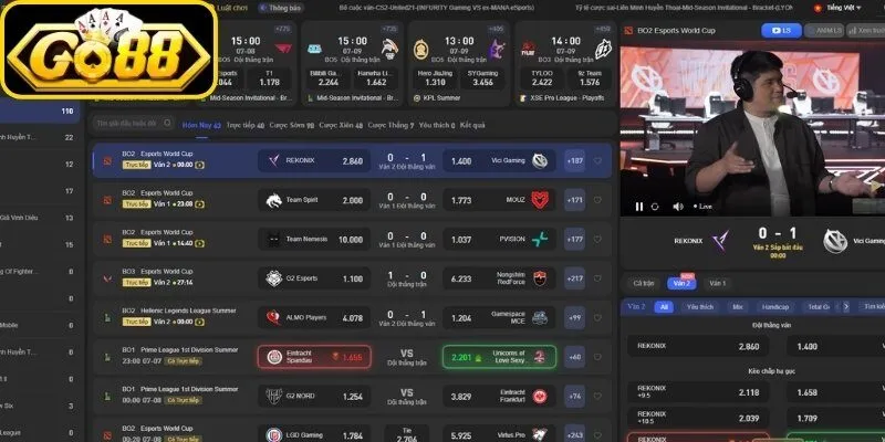 Cược Esports hiện đại hấp dẫn