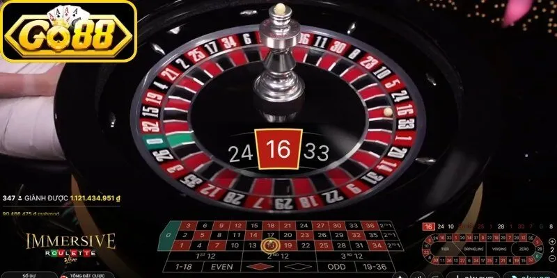 Roulette tại Live Casino & Bắn Cá Go88 